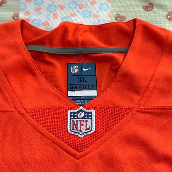 Caleb Williams Chicago Bears Autographed Orange Nike Limited Jersey - Picture 4 of 6